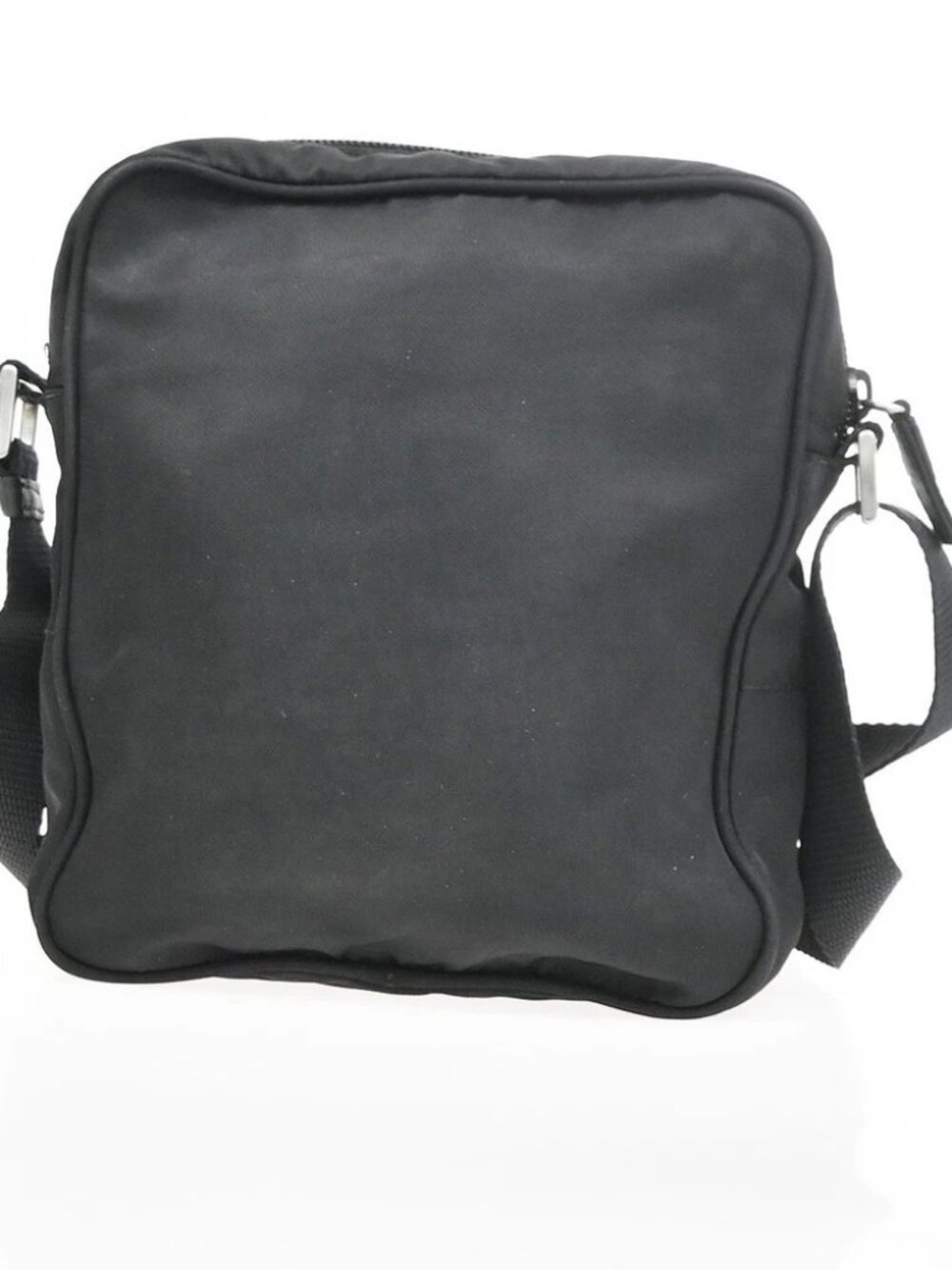PRADA Sport Line Shoulder Crossbody Bag Nylon Leather Canvas Black SHW 07KD090 - Picture 3 of 14